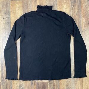 Who What Wear Black Knit Top